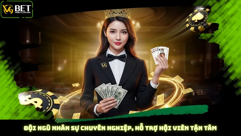 Đội ngũ nhân sự chuyên nghiệp, hỗ trợ hội viên tận tâm