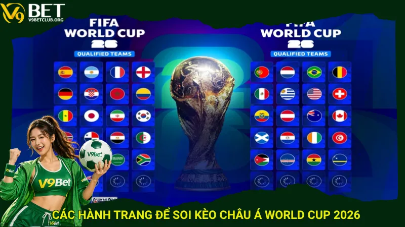 Các hành trang để soi kèo châu Á World Cup 2026