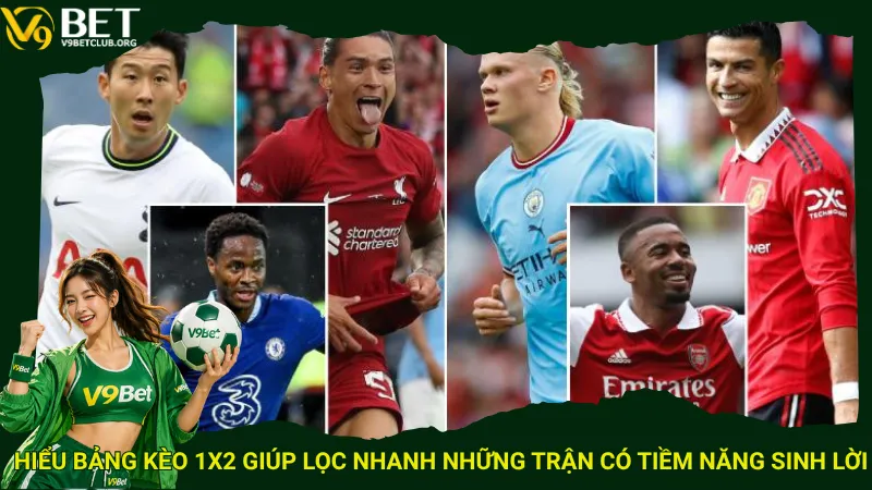 Hiểu bảng kèo 1X2 giúp lọc nhanh những trận có tiềm năng sinh lời