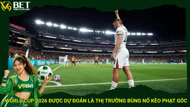World Cup 2026 được dự đoán là thị trường bùng nổ kèo phạt góc