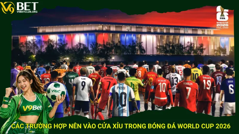 Các trường hợp nên vào cửa Xỉu trong bóng đá World Cup 2026