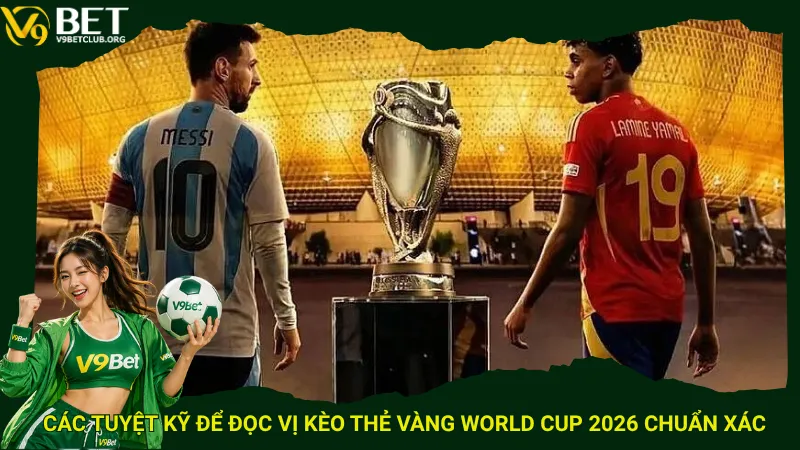 Các tuyệt kỹ để đọc vị kèo thẻ vàng World Cup 2026 chuẩn xác