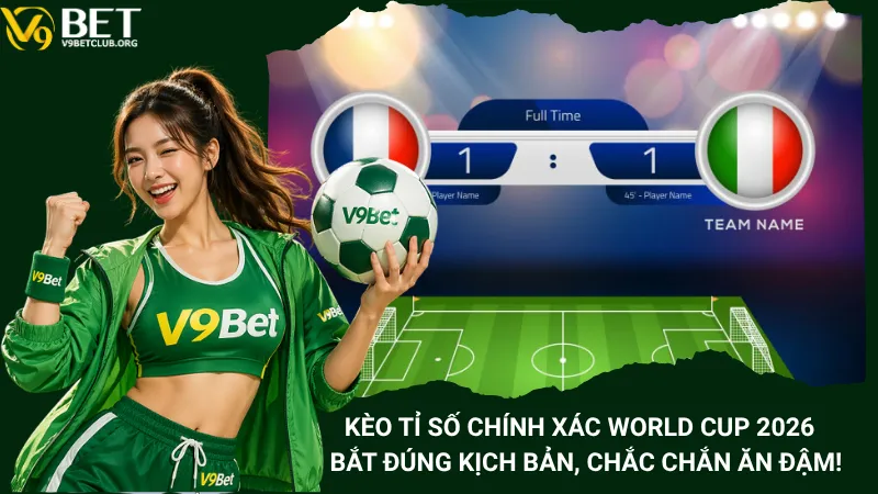 Kèo Tỉ Số Chính Xác World Cup 2026 – Bắt Đúng Kịch Bản, Chắc Chắn Ăn Đậm!