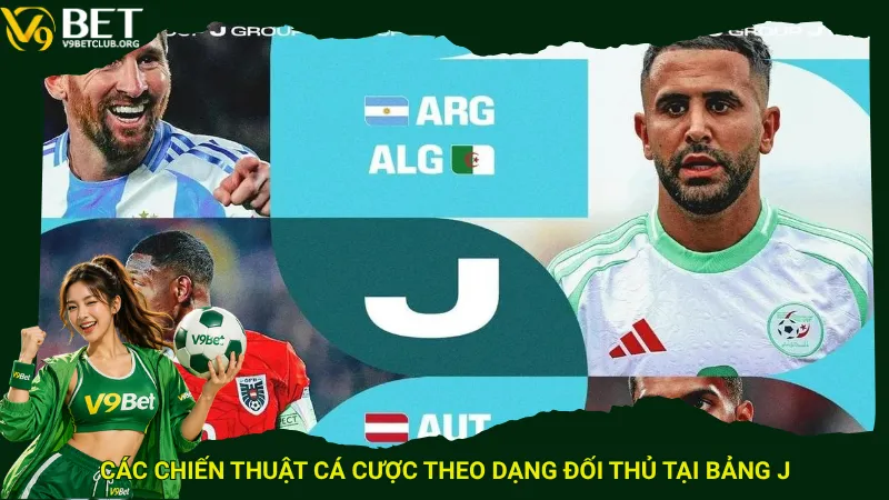 Các chiến thuật cá cược theo dạng đối thủ tại Bảng J