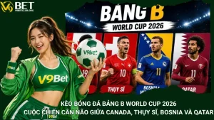Kèo Bóng Đá Bảng B World Cup 2026 - Cuộc Chiến Cân Não Giữa Canada, Thụy Sĩ, Bosnia Và Qatar