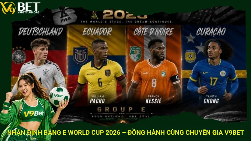 Nhận định bảng E World Cup 2026 – Đồng hành cùng chuyên gia V9Bet