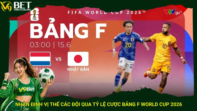 Nhận định vị thế các đội qua tỷ lệ cược Bảng F World Cup 2026