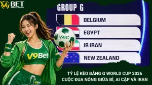 Tỷ Lệ Kèo Bảng G World Cup 2026 - Cuộc Đua Nóng Giữa Bỉ, Ai Cập Và Iran