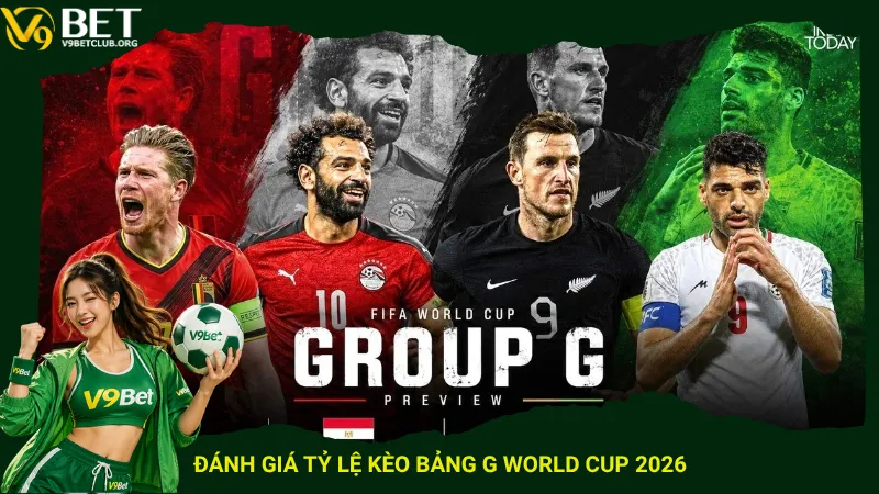 Đánh giá tỷ lệ kèo Bảng G World Cup 2026