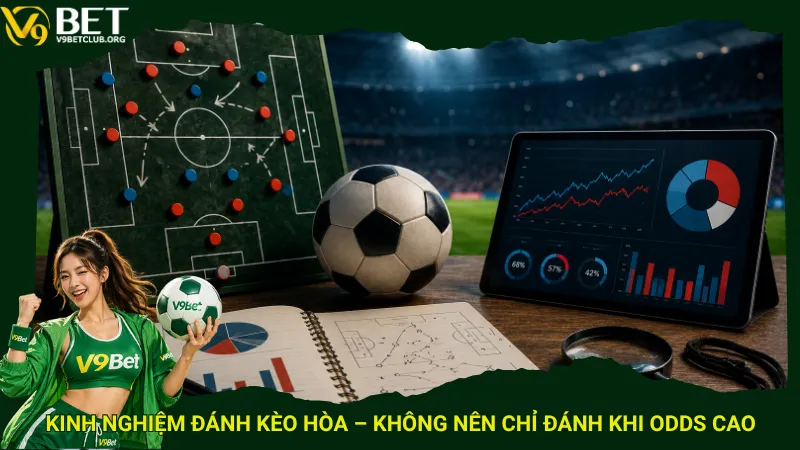 Kinh nghiệm đánh kèo hòa – Không nên chỉ đánh khi odds cao